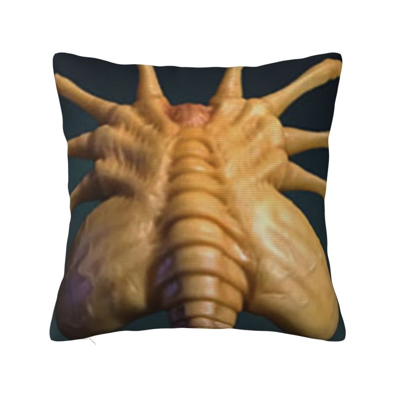 Luxury Face Hugger Friends Sofa Cushion Cover Polyester Horror Alien Monster Pillow Case Home Decor