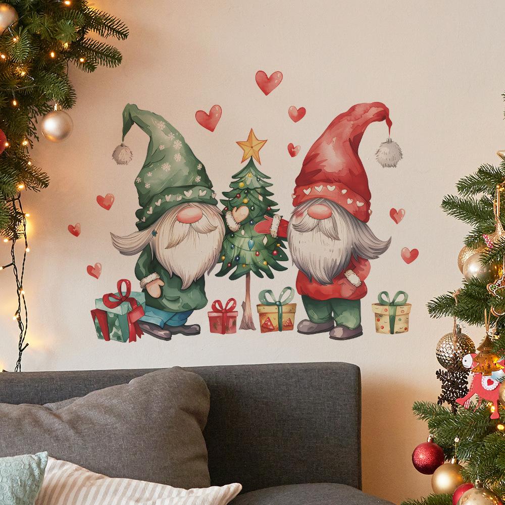 Christmas Dwarf Christmas Tree Love Bedroom Living Room Study Background Landscaping Wall Sticker
