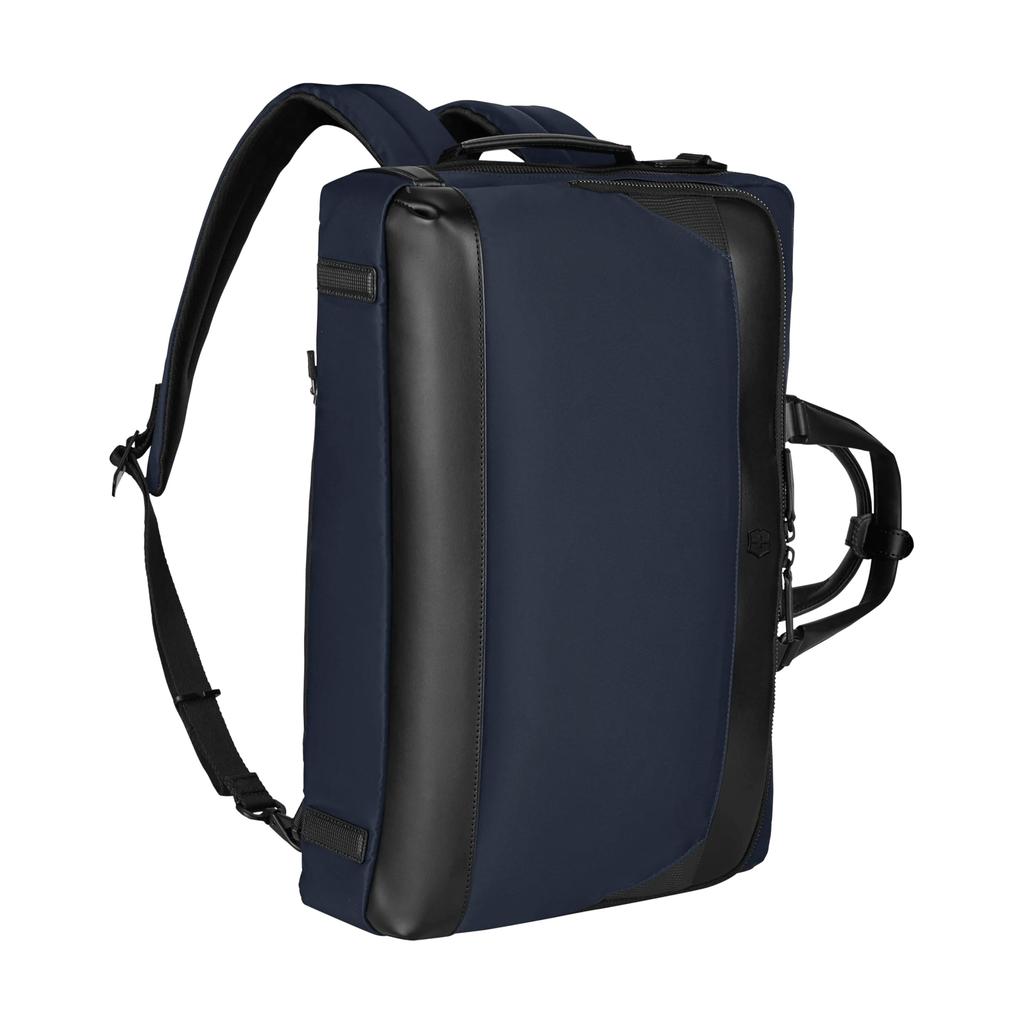 Victorinox Alox Nero Tasche mit innovativem drehbarem Vorderteil für Business und dünne Passform und A4 16L Ozeanblau 3-Wege-Logo, 3-Wege-Rucksack/Schulter