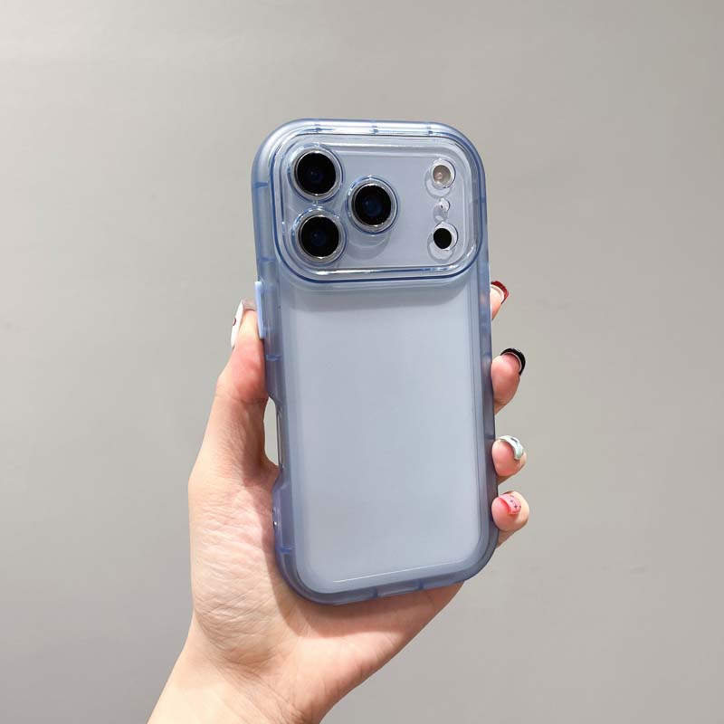 Transparent Silicone TPU Phone Case for IPhone 17 Air 16 15 14 13 12 Pro Max Soft Airbag Shock Bumper Funda
