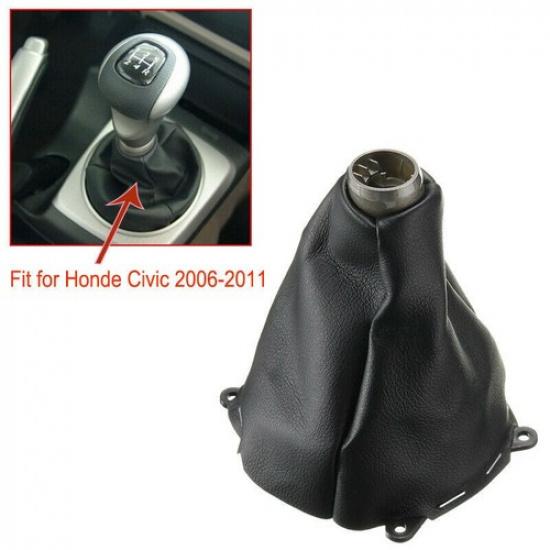 Boot Cover Shift Shifter For Civic Si 2006-2011 Parts Soft High Quality