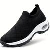 Women's Casual Shoes Large Size Fly-woven Socks One Pedal Lazy Shoes Breathable Simple Air Cushion Comfortable Work Shoes