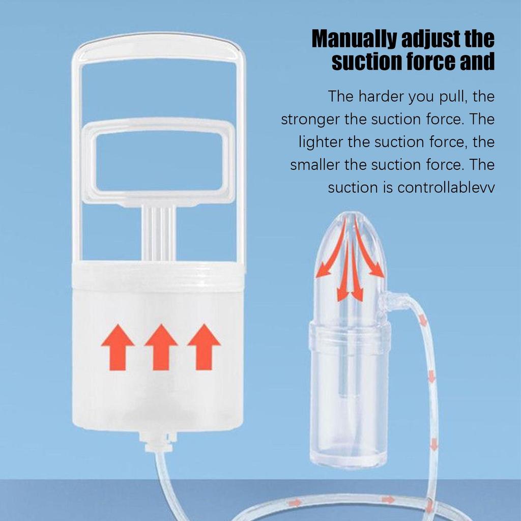 Nasal Aspirator for Baby Nose Cleaner Booger Sucker for Baby Hand Puller Clogged Passages and Boogers for Kids Toddler Children