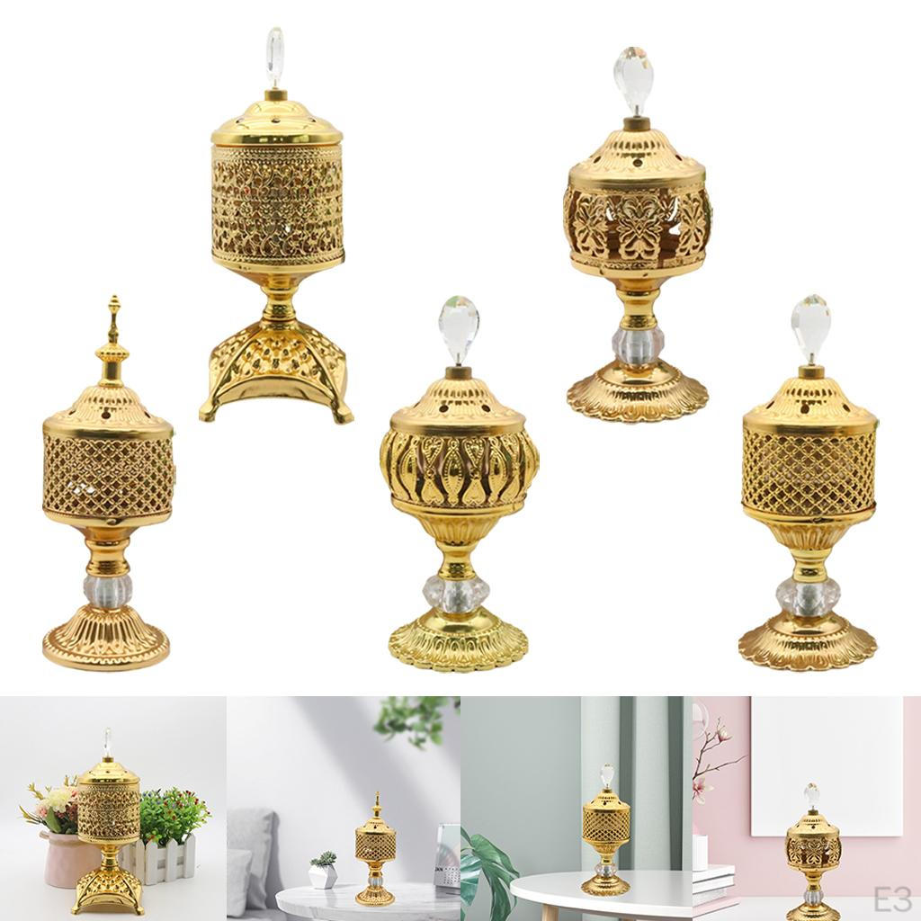 Burner Holder Furnace Censer Home Tea House Yoga Meditation Room Temple Fragrance Diffuser Ornament