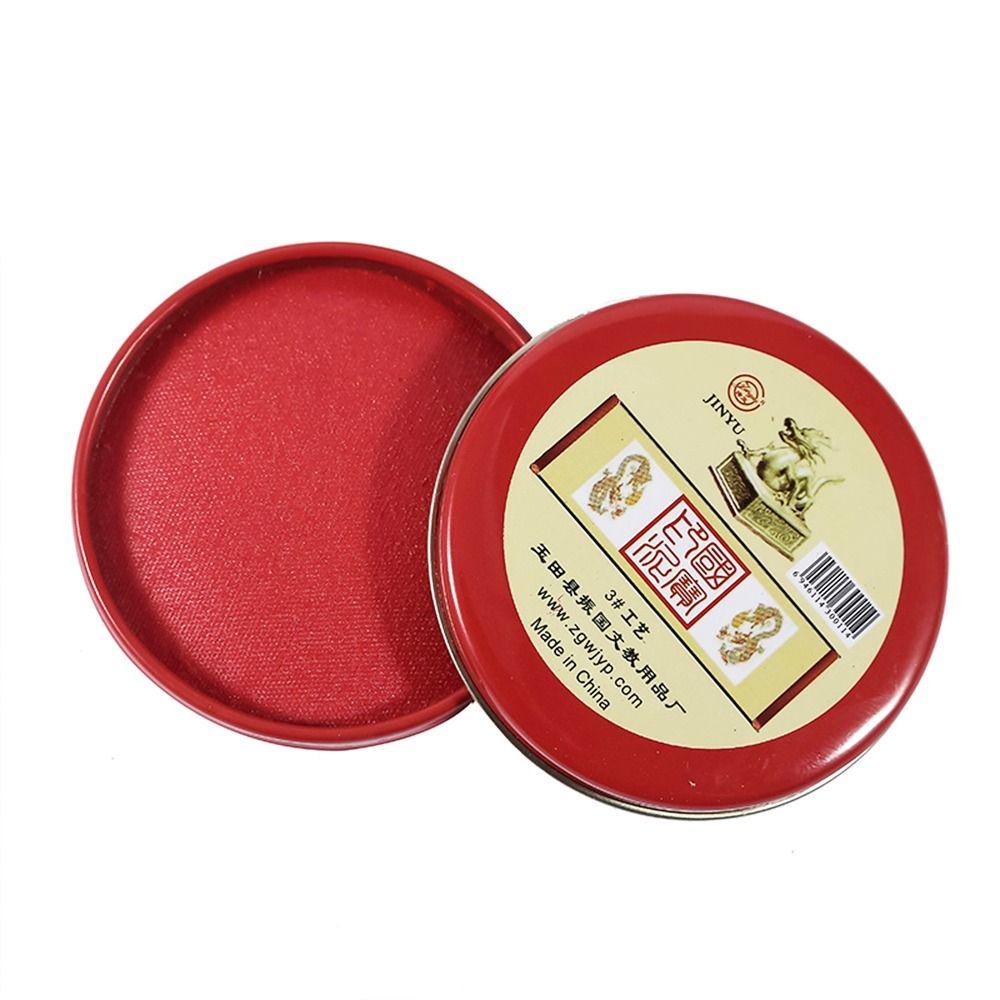 Průhledný razítkovací mini inkoustový polštářek na otisky prstů Rychleschnoucí podpisový inkoustový polštářek Kancelářská potřeba