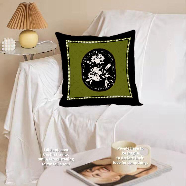 American Retro Art Pillow Case Living Room Sofa Bedroom Backrest Cushion Geometric Art Pillow Home Decoration