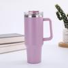 40 Oz Tumbler Custom logo Cup Stainless Travel Mug 40oz Tumbler With Handle Cup with Lid and Straw Custom Travel Mug