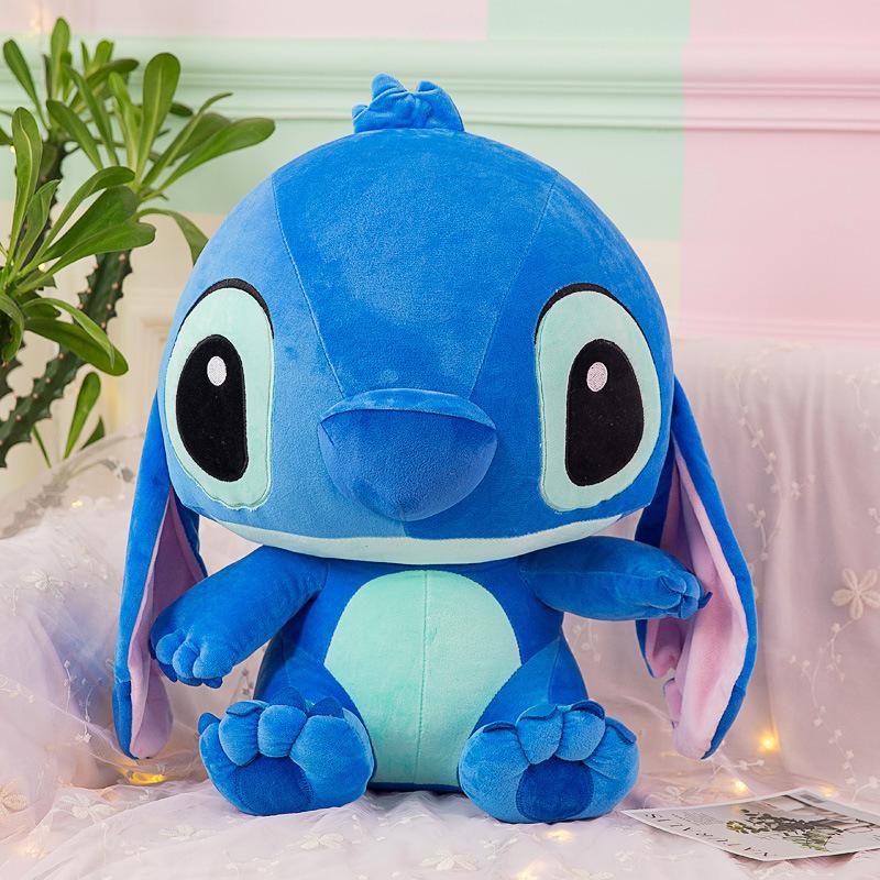 

Большая плюшевая игрушка Лило и Стич - Милая кукла Стич Consult for details синий