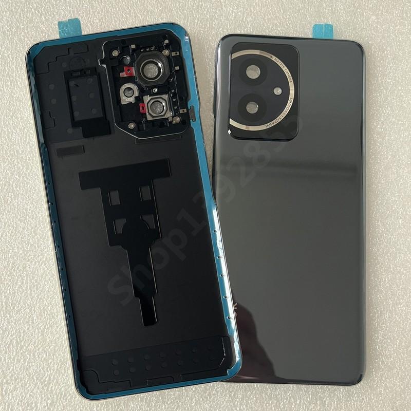 Neuer Akkudeckel aus gehärtetem Glas für Honor 100 5G Rückseite Abdeckung Türgehäuse + Blitzabdeckung + Kameralinse