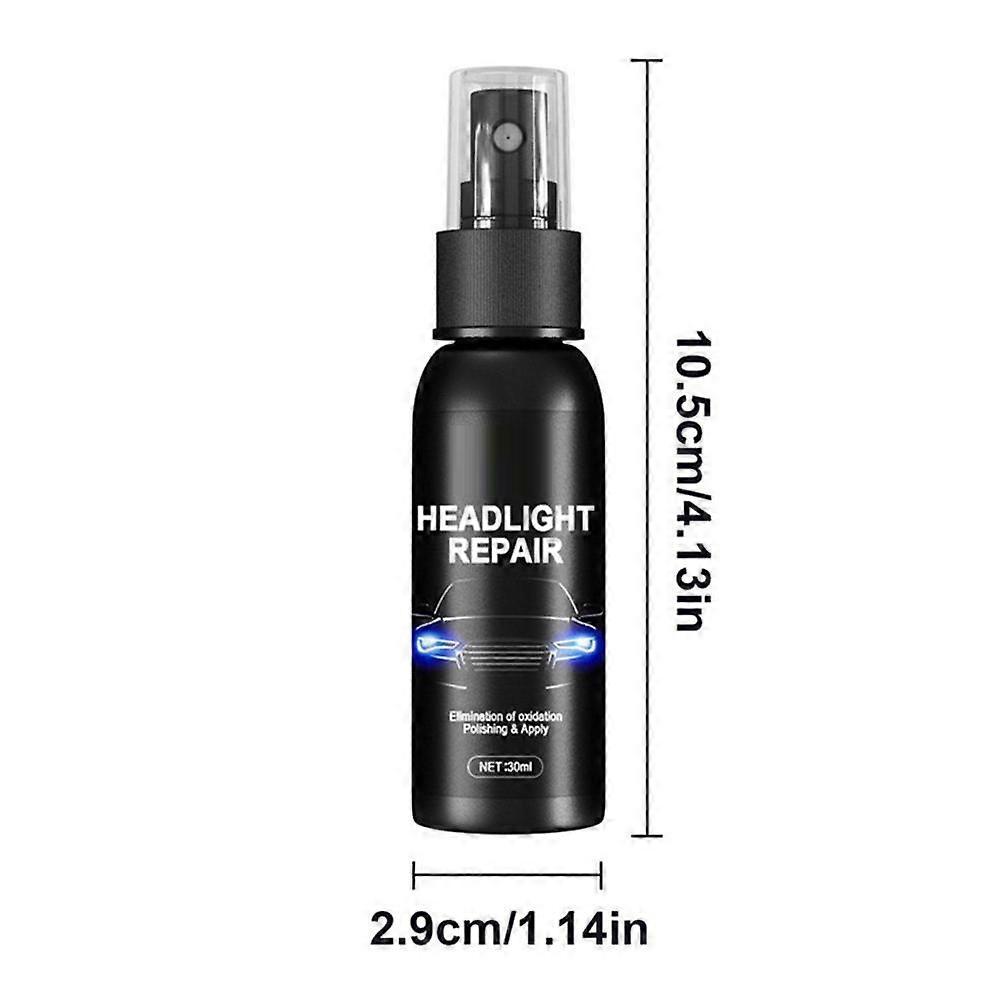 100ml Scheinwerfer-Linsen-Restaurations-Reparaturflüssigkeit Polierreiniger Spray für Autos