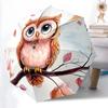 1pc Owl, Autumn Leaves Umbrella That Opens Closes Automatically Perfect Gift with a Convenient Folding Mechanism 08