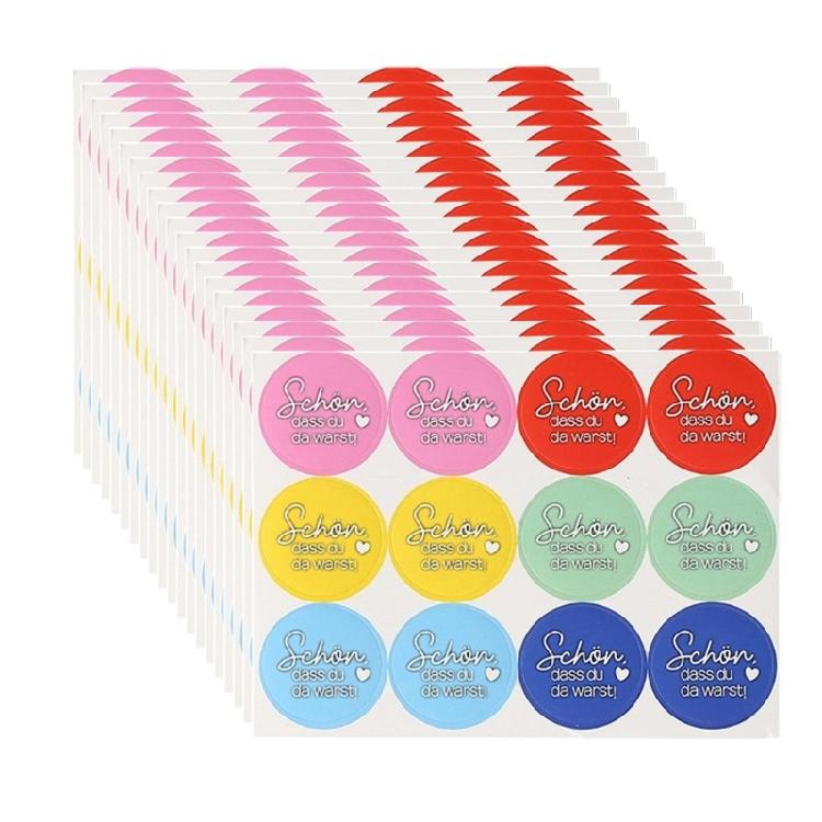 Multipurpose Strong Adhesive Sticker Labels For Product Labeling File Sorting Heavy Duty Coated Paper Office Essential