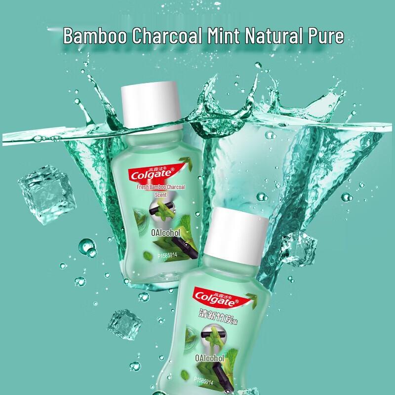 Colgate Fresh Bamboo Charcoal Mouthwash (10-Pack)