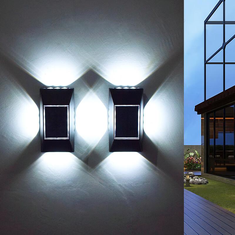 Lishi Solar Outdoor 6-LED Wall Spotlight