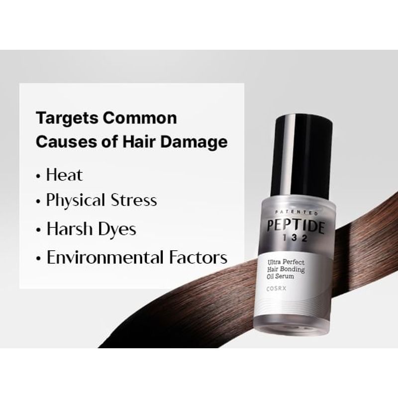COSRX Peptide 132 Ultra Perfect Hair Bonding Oil Serum Bundle Set