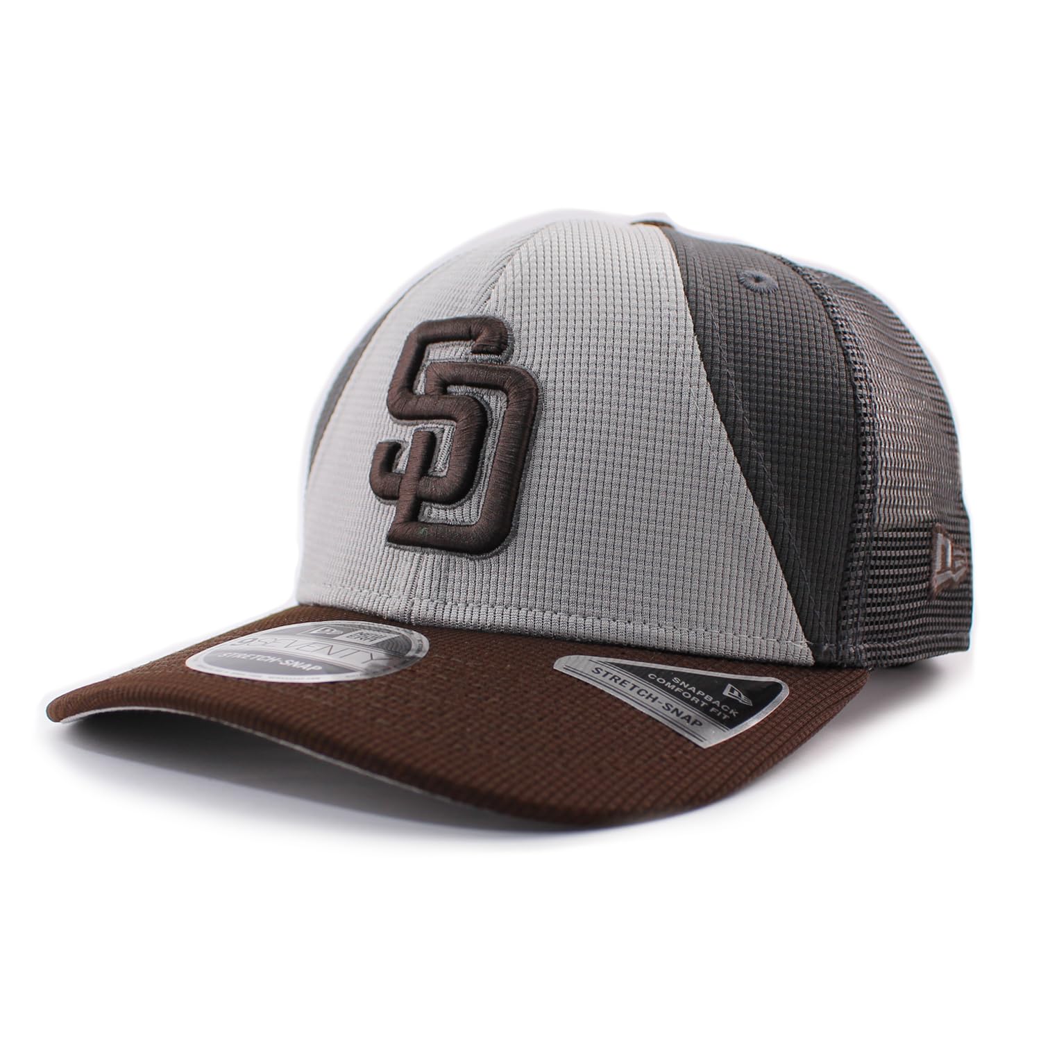 

Cap 9SEVENTY Stretch Snapback San Diego Padres MLB BATTING PRACTICE MESH STRETCH SNAPBACK CAP GRAPHITE SAN DIEGO PADRES [New Era] [Used]