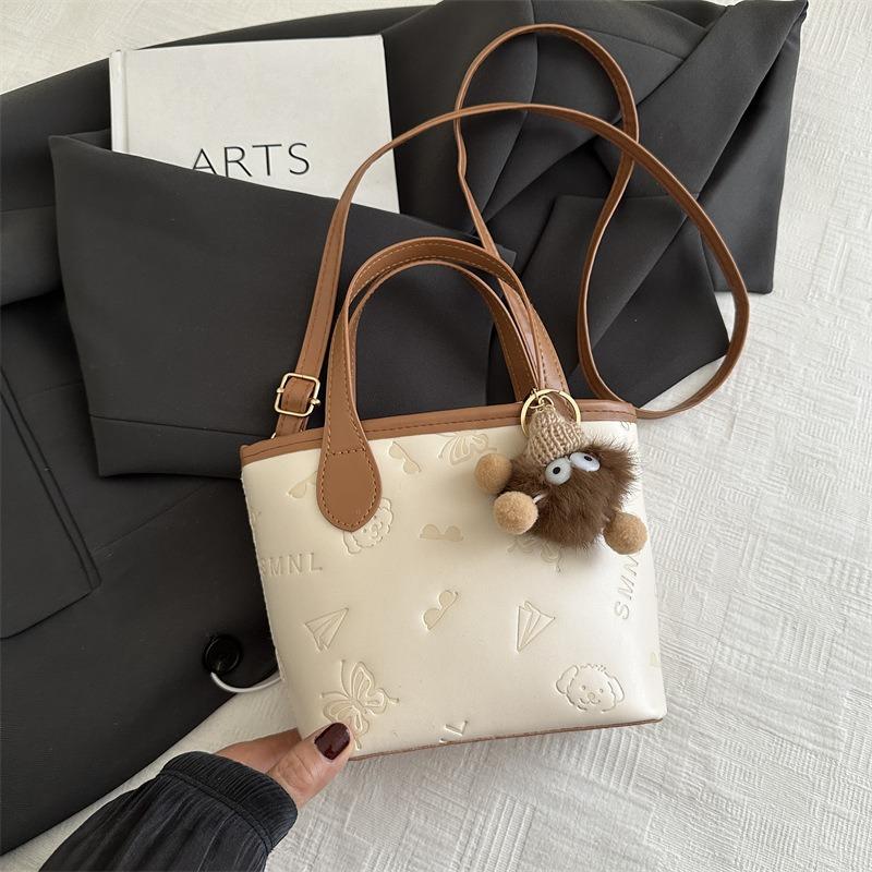 Today's Popular Textured Small Bags, Spring and Summer New Versatile Messenger Bags, Portable Mini Bucket Bags