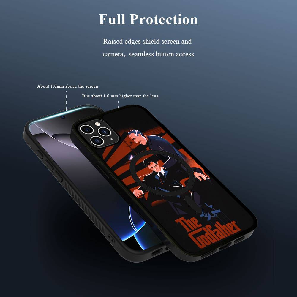 TV T-The Godfather Phone Case For iPhone 17 16 15 14 13 12 11 Pro Max For Magsafe Wireless Charger Cover iPhone 16pro max