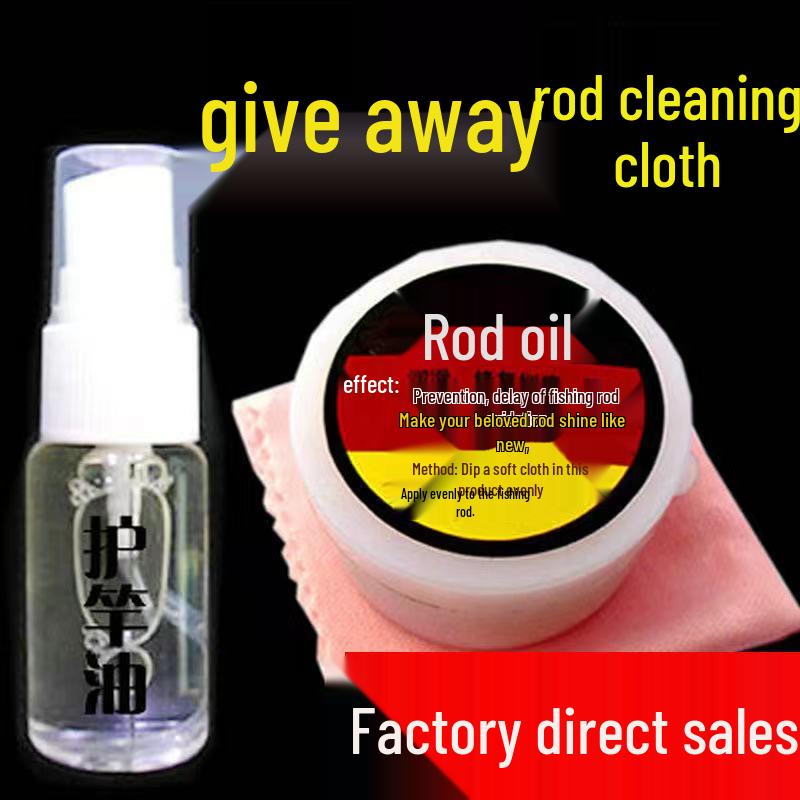 Fishing Rod Wax & Maintenance Oil: Protective Coating for Fishing Rods - Liquid & Solid Formulation