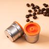 Capsulone Refillable Capsule Pod Resuable Filter Cup For Illy Coffee Machine Stainless Steel Coffee Capsules with Silicone Lid