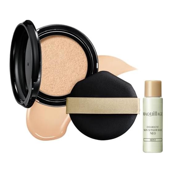 Макияж Драматическая Эссенция Кушон Сияние 0 (Пополнение) 13 г SPF50+ / PA++++ В комплекте с маленькой базой под макияж | Тональная основа | Жидкая | Без отдушек | Кушон