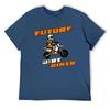 Sport T-shirts Hot Sale Nerd Leisure USA Size Future Dirt Biker Funny Motocross Gift for Kids Y Round Neck T-shirt clothing