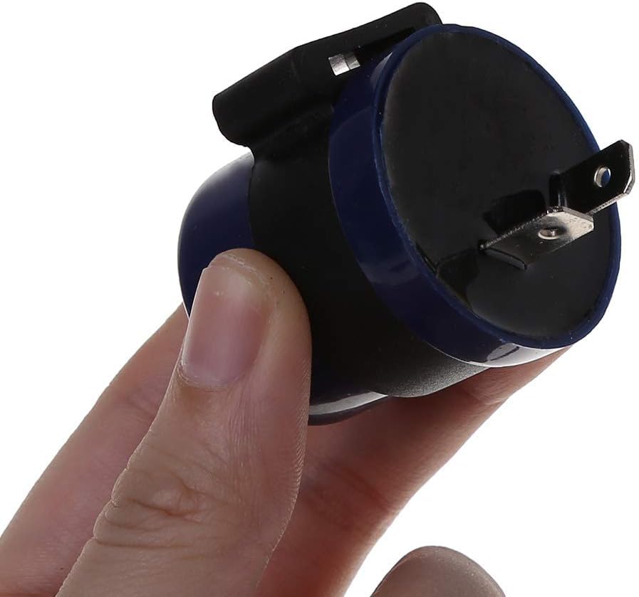 Motorcycle Indicator Relay Flasher 6V To12V 2 Pin Bee Per Flasher Relay Signal LED Indicator Turn Signal