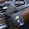 XIBUSANA Car Card Smartphone Storage Car Accessory Compatible with JIMNY and Eyeglasses Receipt Storage Air Conditioner Vent Hanging Black Holder,