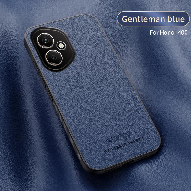 Magsafe Leather Case for Huawei Honor 400 5G Car Magnetic Holder Wireless Charging Silicone Hard Phone Cover Honor400 DNY-NX9