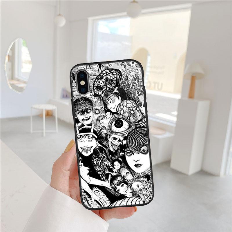 BF75 Junji Ito Tomie Soft Shell Phone Case for Redmi Note 13 14 Pro+ Plus A3 A3X 13X 13C 13R 14S 14C 14R