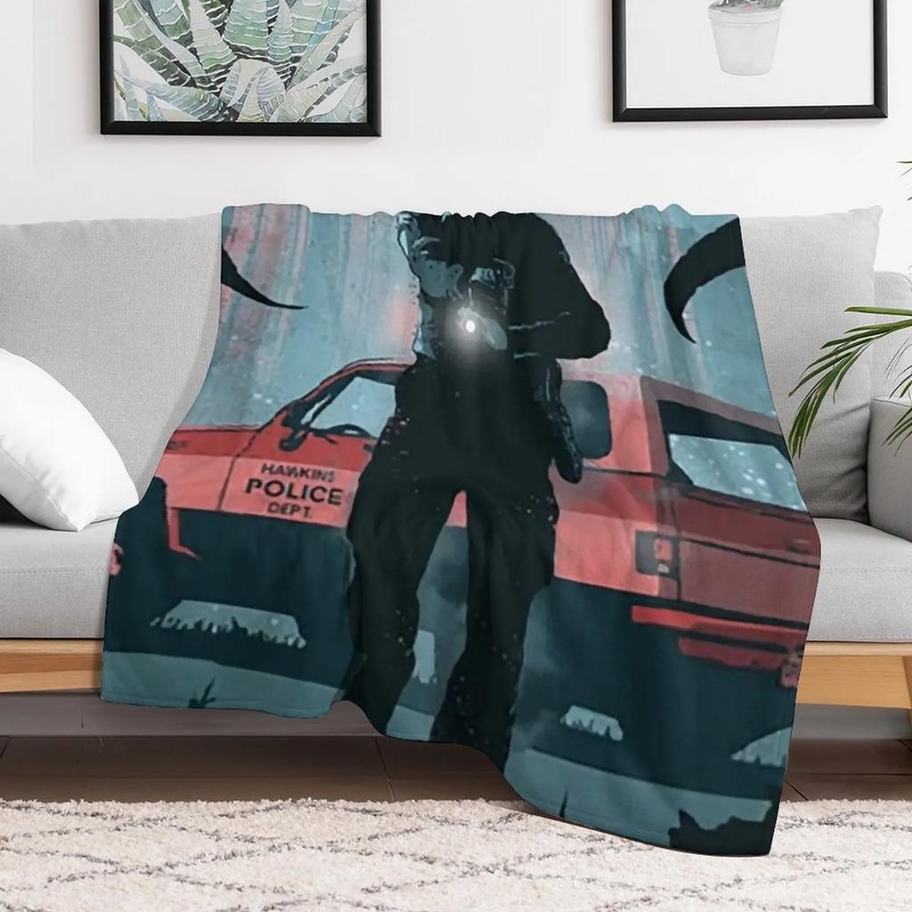 Jim Hopper - Blazer - Car Legends Throw Blanket Loose Retros Summer bed plaid Blankets