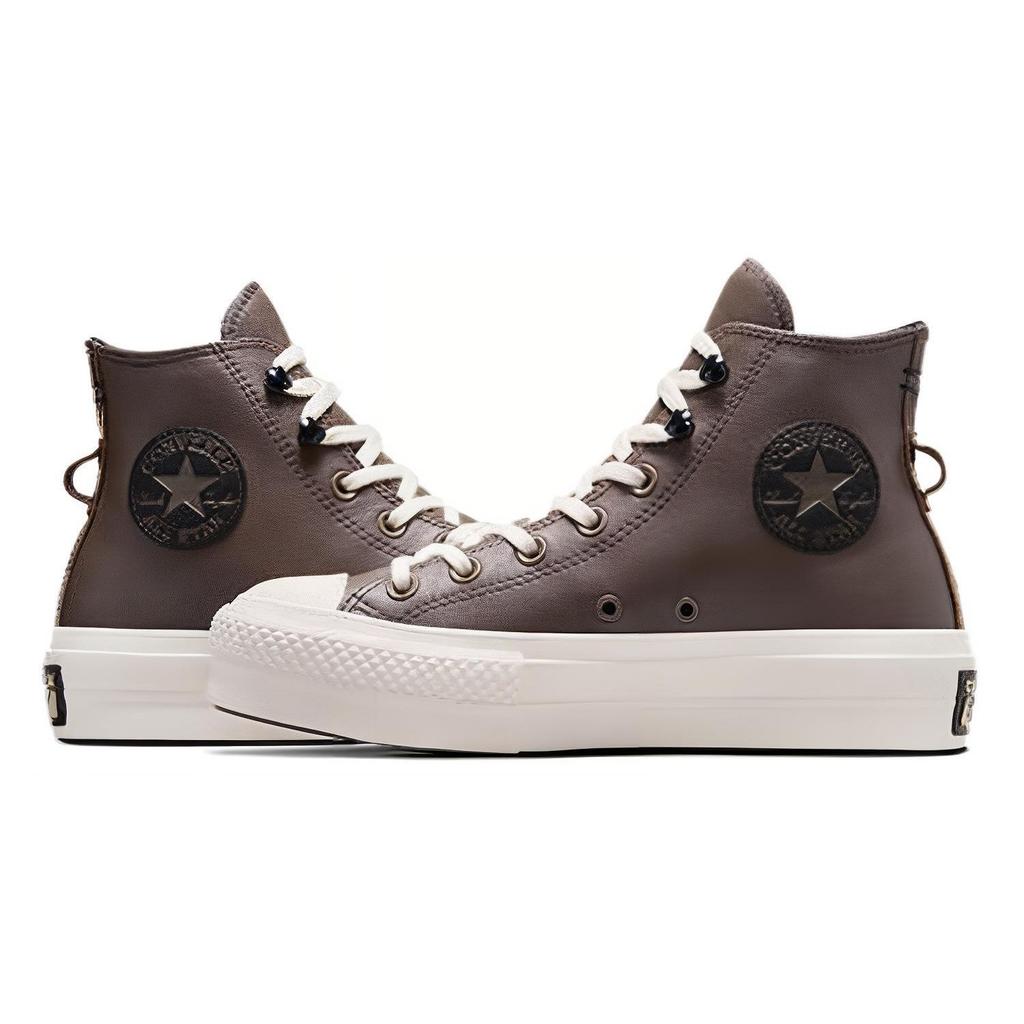 Converse Chuck Taylor All Star Všestranné Pohodlné Tlumící Nárazy Odolné Vysoké Skate Boty Dámské Tenisky Kouřová A07941C