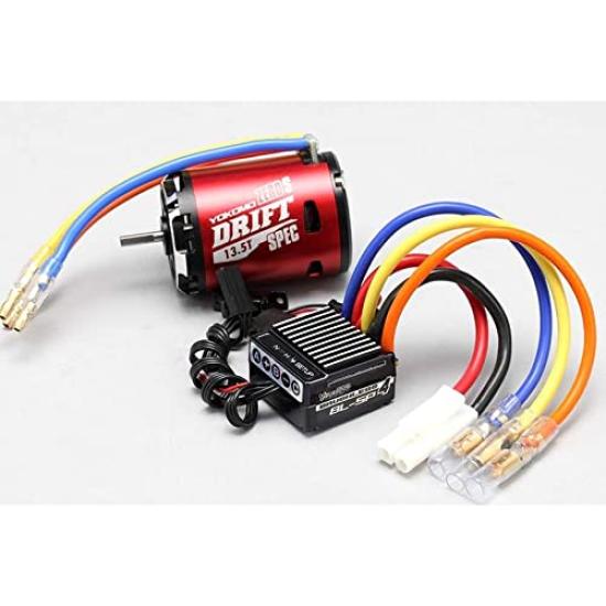 

Brushless Brushless Motor Combo Set YOKOMO/BL-S4135DR/BL-SP4 ESC+ZERO-S 13.5T (Red)