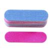 100 pcs Rose Red Disposable Nail Files Single-use Sandpaper Nail File Veneer File  Manicure Tool