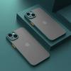 Shockproof Thin Matte Case For iPhone 15 16 13 12 11 14 Pro Max Plus Mini XR XS X Silicone Bumper Clear Hard Cover Capa Funda