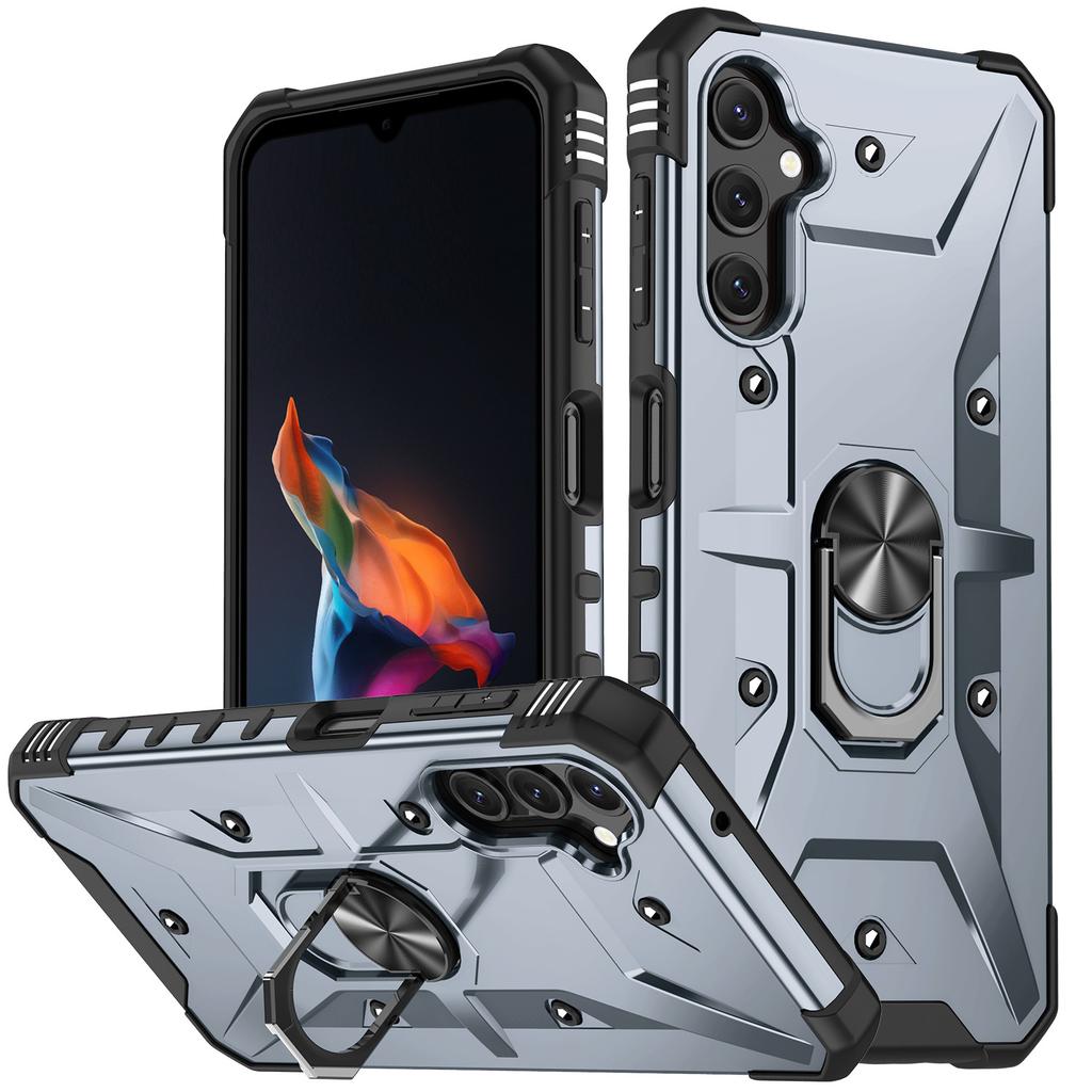 Suitable for Samsung S24ultra Mobile Phone Case S23ultra Two  In One S22 Ring Bracket A15 Protective Case