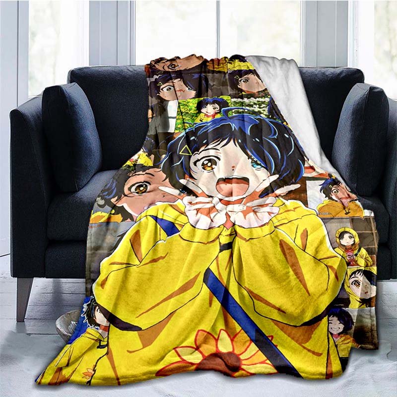 Prioritná deka Wonder Egg Anime deky Deky na rozkladacie pohovky pre dospelých Deti Dekorácia domova Kreslená deka s 3D potlačou