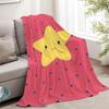 Sternenmuster Flanell Überwurfdecke Weiches Gemütliches Fleece für Zuhause Büro Sofa und Auto Ganzjahres Spaß Geschenk 150x200cm
