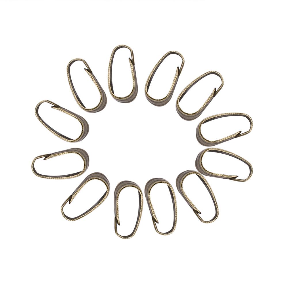 300Pcs Celsius Bag Pendant Connector Pinch Clips Clasps Snap Jewelry Findings Alloy Bails (Gold)