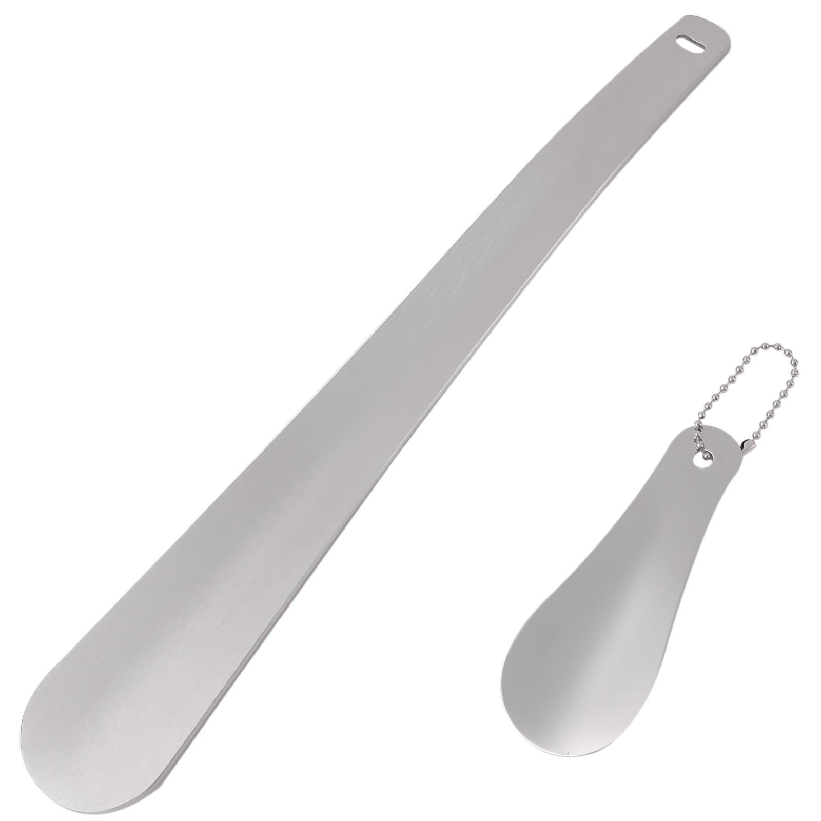 

Lebonarie Рожки для обуви из нержавеющей стали, 10 см и 30 см, Набор из 2 штук (Серебряный)