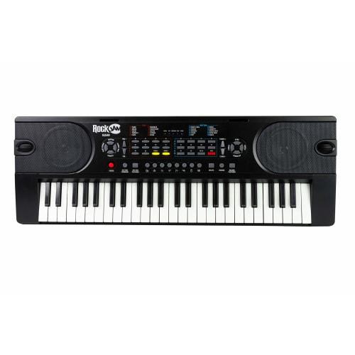 RockJam 49-Key Electronic Keyboard (RJ549) [Includes Power Adapter, Music Stand, and Online Practice App]