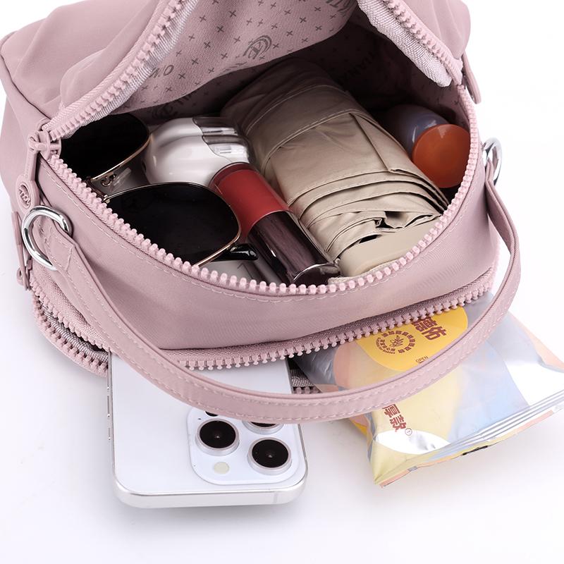 Waterproof Nylon Crossbody Bag for Women Casual Shoulder Handbag with Top Handle
