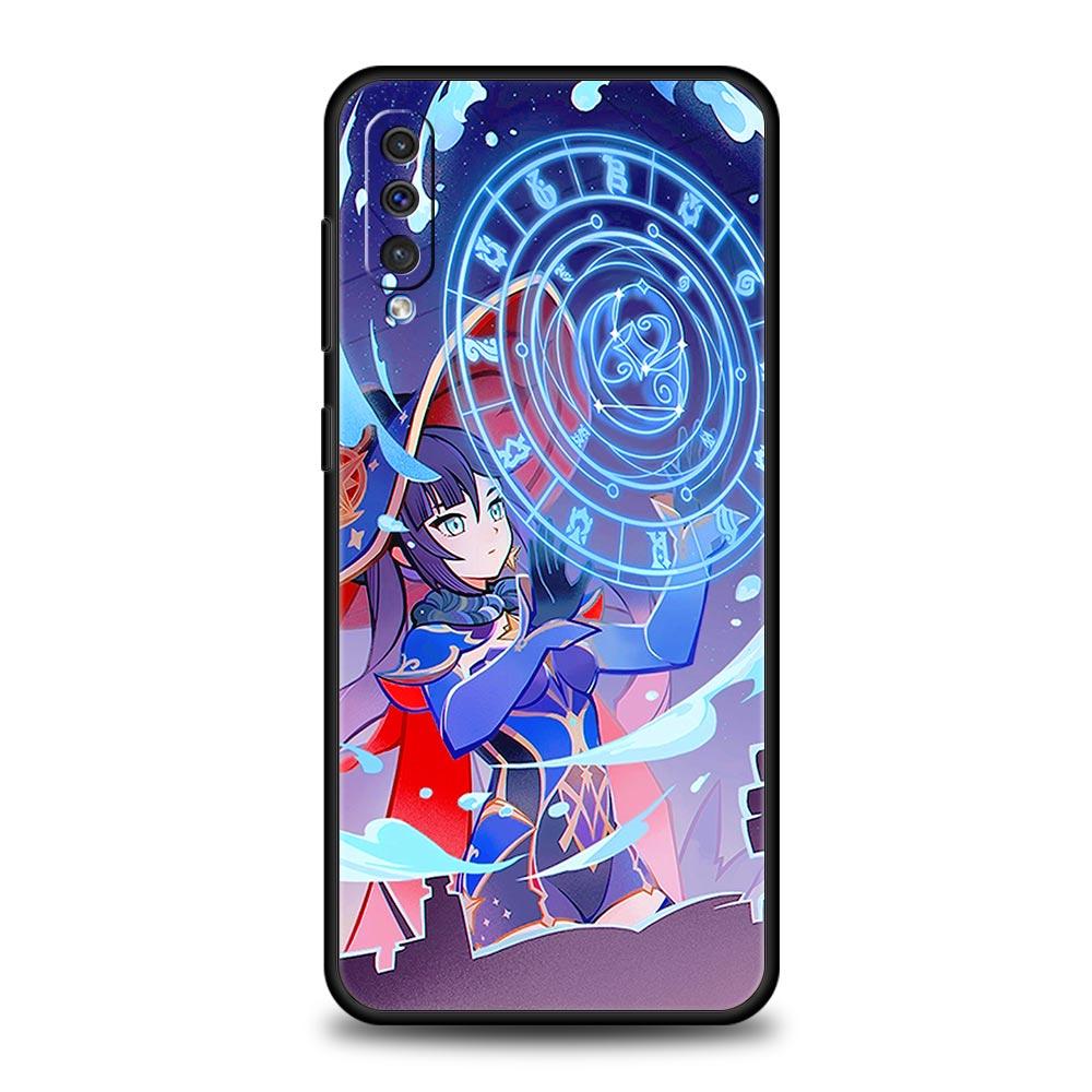 Pouzdro na telefon Samsung Galaxy A52 A14 A50 A70 A10S A30 A40 A20S A20E A02S A12 A22 A72 A32 5G A04s Genshin Impact silikonový kryt