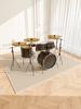 Simple Solid Piano Drum Carpet Thickened Shock Absorption Sound Insulation Non-slip Mat Light-luxury Living Room Bedroom Rug