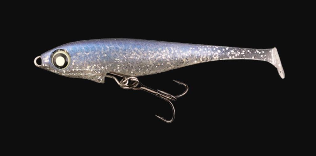 Leurre Jackall Jelly Sardine 55mm - Shad Tail - Couleur Silver Jelly - Neuf