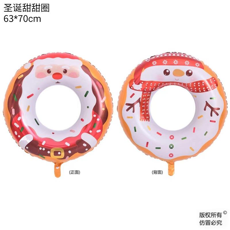 Christmas Balloons Special-Shaped Aluminum Film Balloons Santa Claus Merry Christmas Arrangements Christmas Eve Decorations