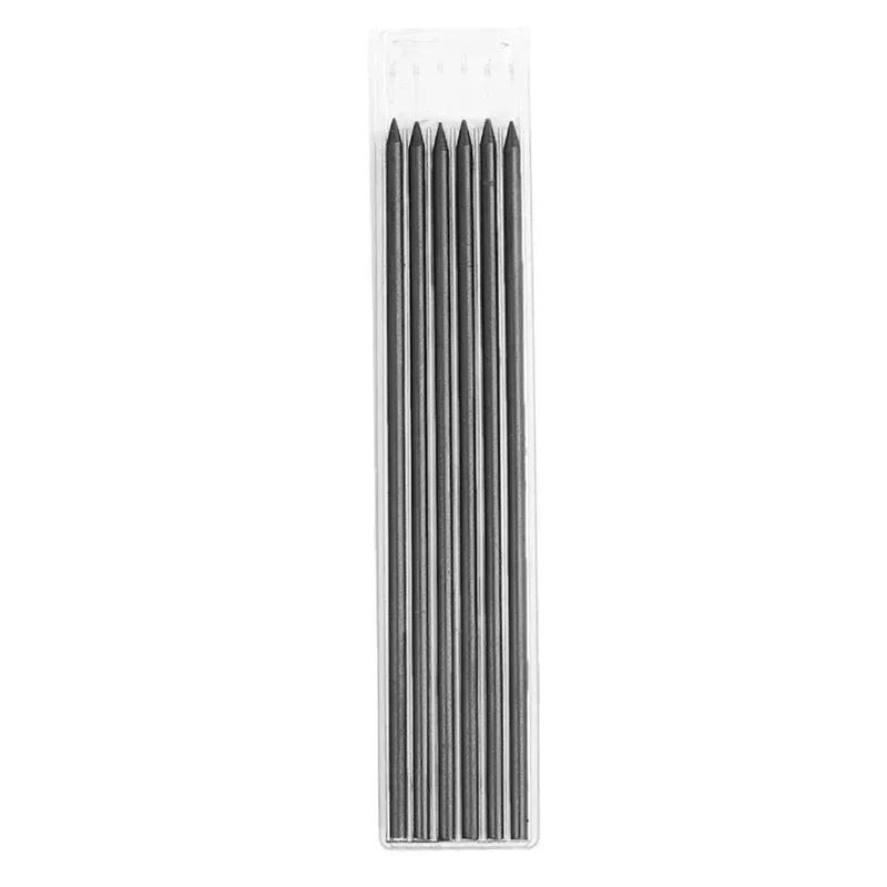 Solid Carpenter's Pencil Woodworking Mechanical Pencil Deep Hole Marker Construction Marking Tools Refill Leads Marking Tools