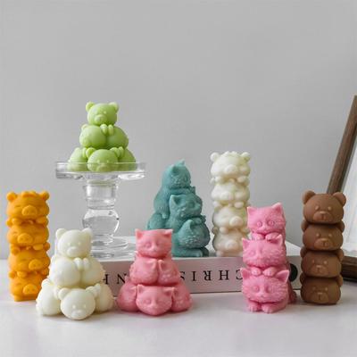 Animal Candle Making Silicone Molds Reusable Animal Shape Silicone Mold for Unique Candle Making and Desk Ornament