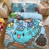 Cartoon Capoo Bedding Set Cute Bugcat Capoo Duvet Cover best Gifts Children Bedroom Quilt Cover Boy Girl Bed