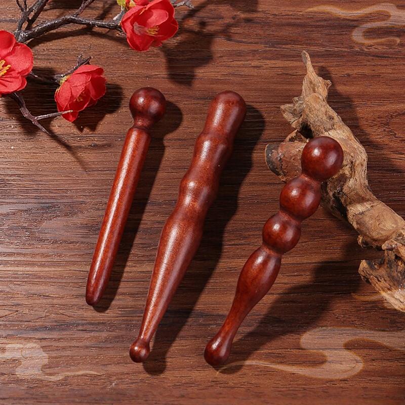 Massage Stick Reflexology Tool for Foot and Body Wooden Acupressure Therapy Deep Tissue Relaxation Home Spa Device